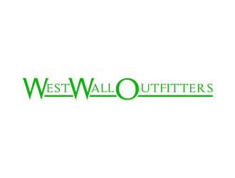 West Wall Outfitters  logo design by BlessedArt