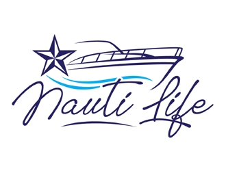 Nauti Life  logo design by MAXR