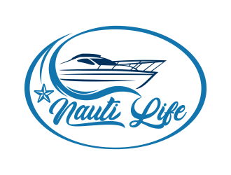 Nauti Life  logo design by andriandesain