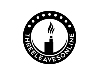 Threeleavesonline logo design by BlessedArt