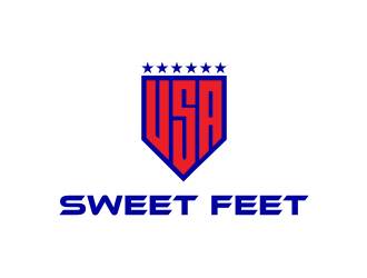 USA Sweet Feet logo design by ohtani15