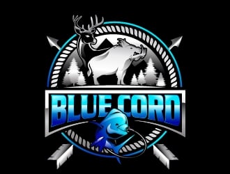 Blue Cord Outdoors logo design by Suvendu