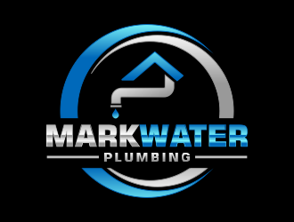 Markwater Plumbing  logo design by done