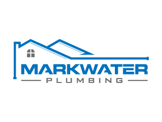 Markwater Plumbing  logo design by pencilhand