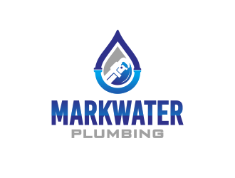 Markwater Plumbing  logo design by YONK