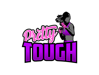 Pretty Tough logo design by lestatic22
