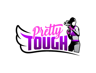 Pretty Tough logo design by lestatic22