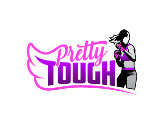 Pretty Tough logo design by lestatic22
