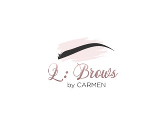 i : Brows by Carmen logo design by bayudesain88