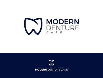 Modern Denture Care logo design by Atutdesigns
