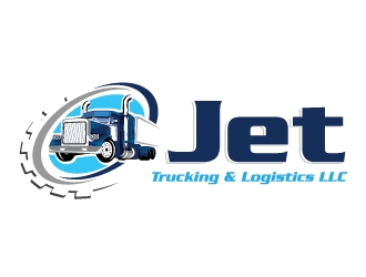Jet Trucking & Logistics LLC logo design by limo