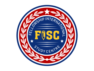 F.I.S.C   Fellowship International Study Centre logo design by Girly