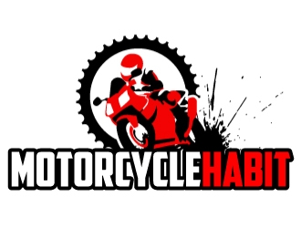 Motorcycle Habit logo design by ElonStark