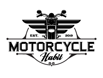 Motorcycle Habit logo design by Ultimatum