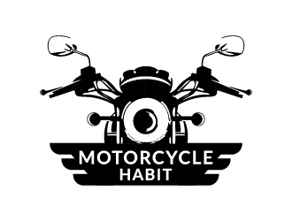 Motorcycle Habit logo design by Anizonestudio