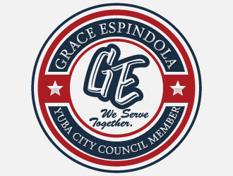 Grace Espindola, Yuba City Council Member logo design by mirceabaciu