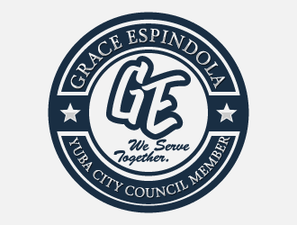 Grace Espindola, Yuba City Council Member logo design by mirceabaciu