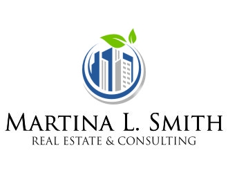 Martina L. Smith Real Estate & Consulting logo design by jetzu