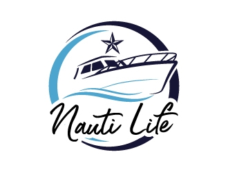 Nauti Life  logo design by cybil