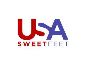 USA Sweet Feet logo design by BlessedArt