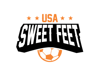 USA Sweet Feet logo design by Girly