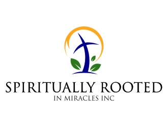 Spiritually Rooted In Miracles Inc logo design by jetzu