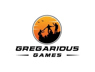 Gregarious Games logo design by Suvendu