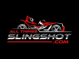 ALL THINGS SLINGSHOT logo design by dibyo