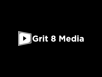 Grit 8 Media logo design by wongndeso