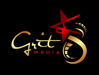 Grit 8 Media logo design by DreamLogoDesign