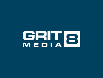 Grit 8 Media logo design by dewipadi