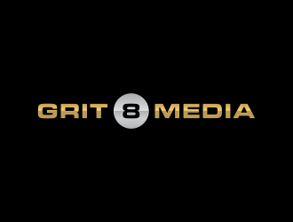 Grit 8 Media logo design by BlessedArt