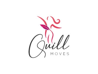 Quill Moves logo design by Suvendu