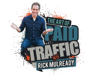The Art of Paid Traffic with Rick Mulready logo design by gogo