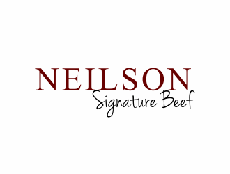 Neilson Signature Beef logo design by ammad
