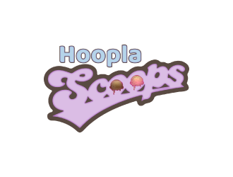 Hoopla Scoops logo design by nona