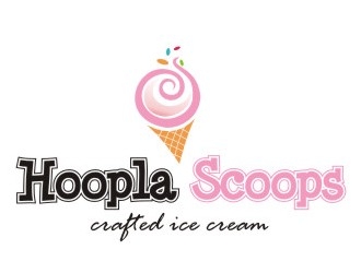 Hoopla Scoops logo design by rizuki