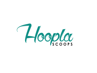 Hoopla Scoops logo design by giphone