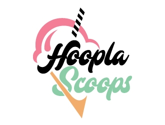 Hoopla Scoops logo design by jaize