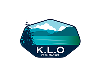 K.L.O Farm Market logo design by logolady