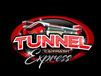Tunnel Car Wash Express logo design by MarkindDesign