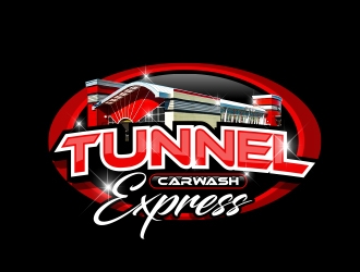 Tunnel Car Wash Express logo design by MarkindDesign
