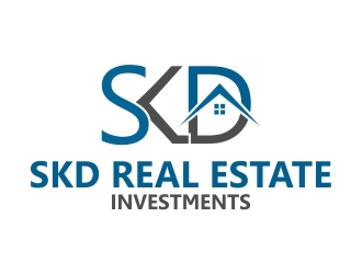 skd real estate investments logo design by Webphixo