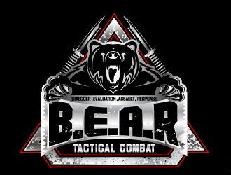 B.E.A.R. TACTICAL COMBAT logo design by Ultimatum