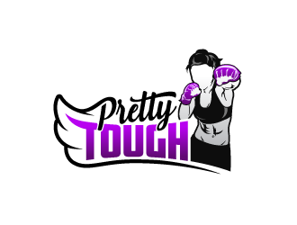 Pretty Tough logo design by lestatic22