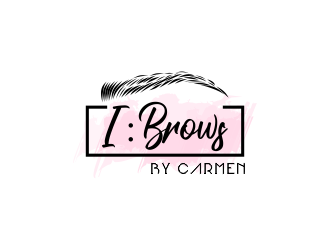 i : Brows by Carmen logo design by JessicaLopes