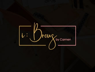 i : Brows by Carmen logo design by GrafixDragon