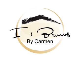 i : Brows by Carmen logo design by Greenlight