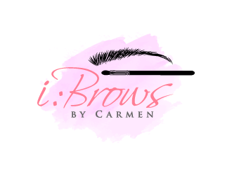 i : Brows by Carmen logo design by pencilhand