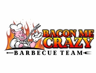 Bacon Me Crazy logo design by madjuberkarya